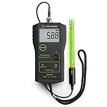 Standard Portable pH Meter with 0.01 pH Resolution
