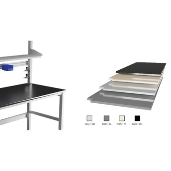 Epoxy Resin Worktops for 4-leg 84"H Laboratory Benches