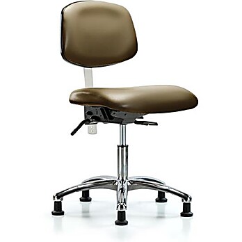 Class 100 Vinyl Clean Room Chair - Taupe Supernova Vinyl