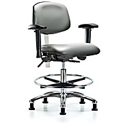 Class 100 Vinyl Clean Room Chair - Sterling Supernova Vinyl