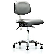 Class 100 Vinyl Clean Room Chair - Sterling Supernova Vinyl