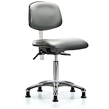 Class 100 Vinyl Clean Room Chair - Sterling Supernova Vinyl