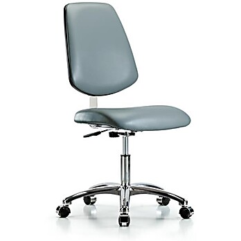 Class 10 Clean Room Vinyl Chair Chrome - Storm Supernova Vinyl