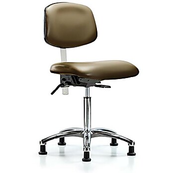Class 100 Vinyl Clean Room Chair - Taupe Supernova Vinyl