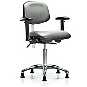 Class 100 Vinyl Clean Room Chair - Sterling Supernova Vinyl