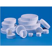 White Polypropylene Cap With Poly-Vinyl Liner