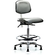 Class 100 Vinyl Clean Room Chair - Sterling Supernova Vinyl