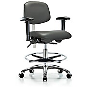 Class 100 Vinyl Clean Room Chair - Carbon Supernova Vinyl