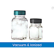 Vacuum & Ionized Clear French Squares with Green Thermoset F217 & PTFE Caps