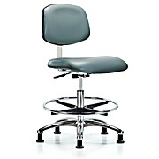 Class 10 Clean Room Vinyl Chair Chrome - Storm Supernova Vinyl
