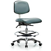 Class 100 Vinyl Clean Room Chair - Storm Supernova Vinyl