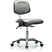 Class 100 Vinyl Clean Room Chair - Sterling Supernova Vinyl