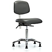 Class 100 Vinyl Clean Room Chair - Carbon Supernova Vinyl