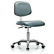 Class 10 Clean Room Vinyl Chair Chrome - Storm Supernova Vinyl