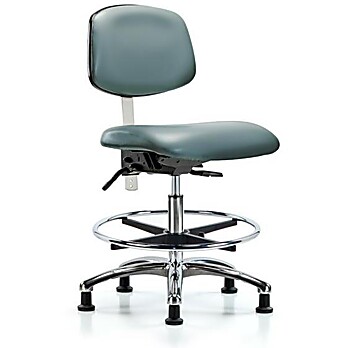 Class 100 Vinyl Clean Room Chair - Storm Supernova Vinyl