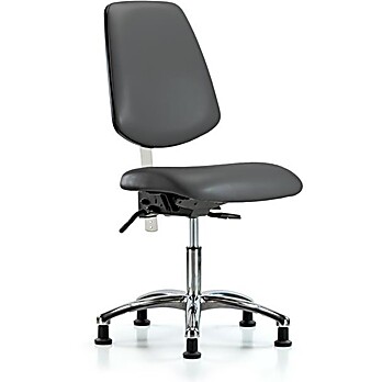 Class 100 Vinyl Clean Room Chair - Carbon Supernova Vinyl