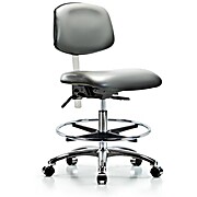 Class 100 Vinyl Clean Room Chair - Sterling Supernova Vinyl