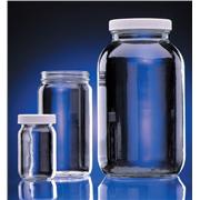 8oz (240ml) Flint (Clear) Economy Round Glass Jar (24-pack) - 58-400 Neck