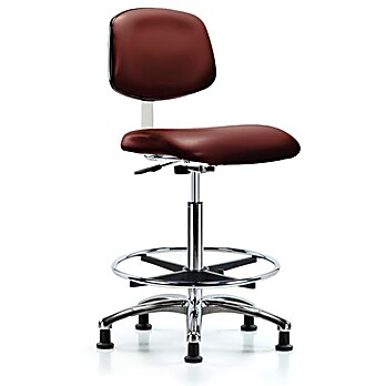 Class 10 Clean Room Vinyl Chair Chrome - Borscht Supernova Vinyl