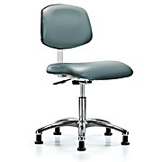 Class 10 Clean Room Vinyl Chair Chrome - Storm Supernova Vinyl