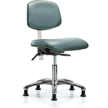 Class 100 Vinyl Clean Room Chair - Storm Supernova Vinyl