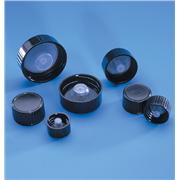Black Phenolic Cap With PE Poly-Seal Liner