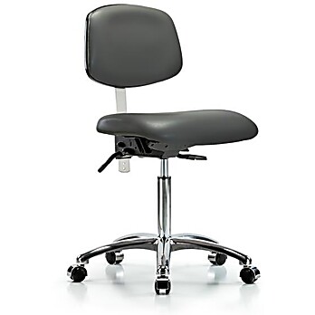 Class 100 Vinyl Clean Room Chair - Carbon Supernova Vinyl