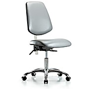 Class 100 Vinyl Clean Room Chair - Sterling Supernova Vinyl