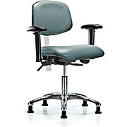 Class 100 Vinyl Clean Room Chair - Storm Supernova Vinyl