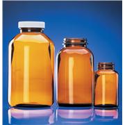 Amber Wide Mouth Glass Packers