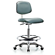 Class 10 Clean Room Vinyl Chair Chrome - Storm Supernova Vinyl