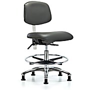 Class 100 Vinyl Clean Room Chair - Carbon Supernova Vinyl
