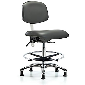 Class 100 Vinyl Clean Room Chair - Carbon Supernova Vinyl
