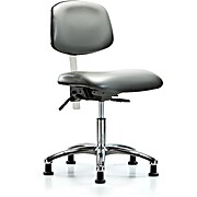 Class 100 Vinyl Clean Room Chair - Sterling Supernova Vinyl