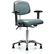 Class 100 Vinyl Clean Room Chair - Storm Supernova Vinyl