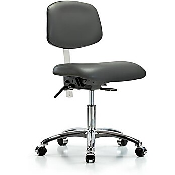 Class 100 Vinyl Clean Room Chair - Carbon Supernova Vinyl