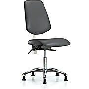 Class 100 Vinyl Clean Room Chair - Carbon Supernova Vinyl