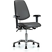 Class 100 Vinyl Clean Room Chair - Carbon Supernova Vinyl