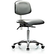 Class 100 Vinyl Clean Room Chair - Sterling Supernova Vinyl