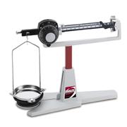 2610g x 0.1g Ohaus Dial-O-Gram Stainless Steel Top Loading Mechanical Triple Beam Balance with Stainless Steel Plate Tare and Attachment Masses 