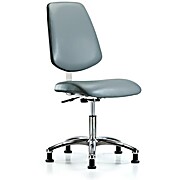 Class 10 Clean Room Vinyl Chair Chrome - Storm Supernova Vinyl
