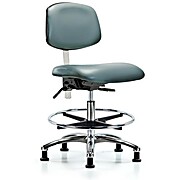 Class 100 Vinyl Clean Room Chair - Storm Supernova Vinyl