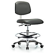 Class 10 Clean Room Vinyl Chair Chrome - Carbon Supernova Vinyl