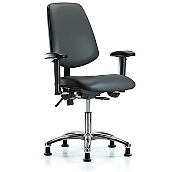 Vinyl Chair Chrome - Carbon Supernova Vinyl