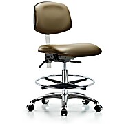 Class 100 Vinyl Clean Room Chair - Taupe Supernova Vinyl