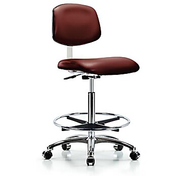 Class 10 Clean Room Vinyl Chair Chrome - Borscht Supernova Vinyl