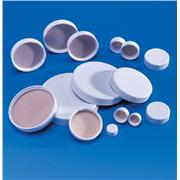 White Polypropylene Cap With Teflon Liner
