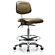 Class 100 Vinyl Clean Room Chair - Taupe Supernova Vinyl