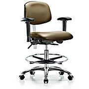 Class 100 Vinyl Clean Room Chair - Taupe Supernova Vinyl