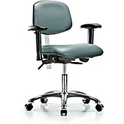 Class 100 Vinyl Clean Room Chair - Storm Supernova Vinyl